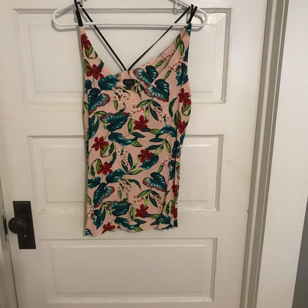 Top Shop floral top.